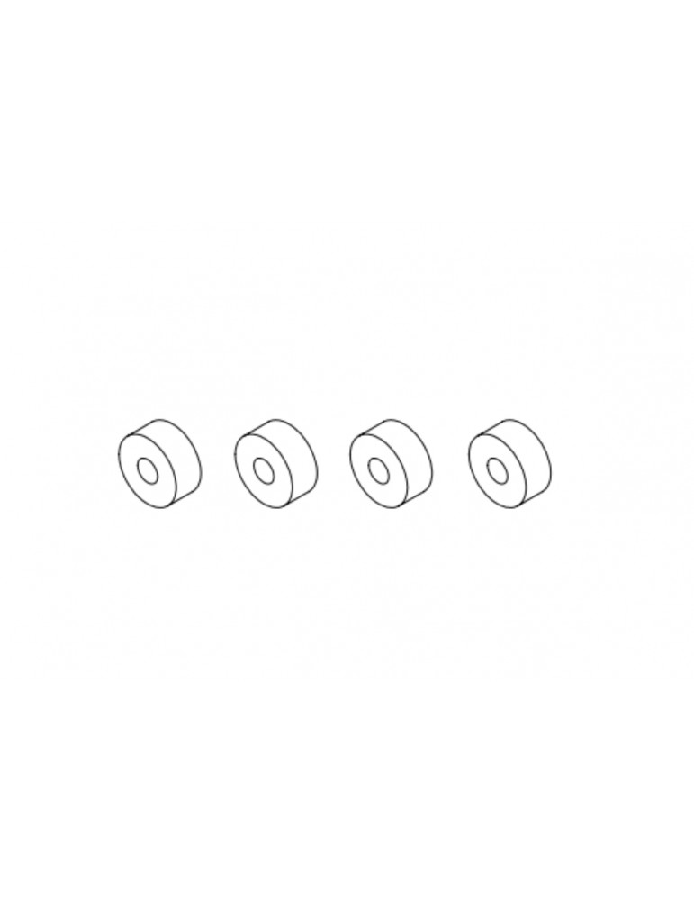 C75 Gear axle sleeve 4pcs
