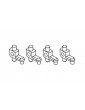 C75 Front wheel knuckles 4pcs