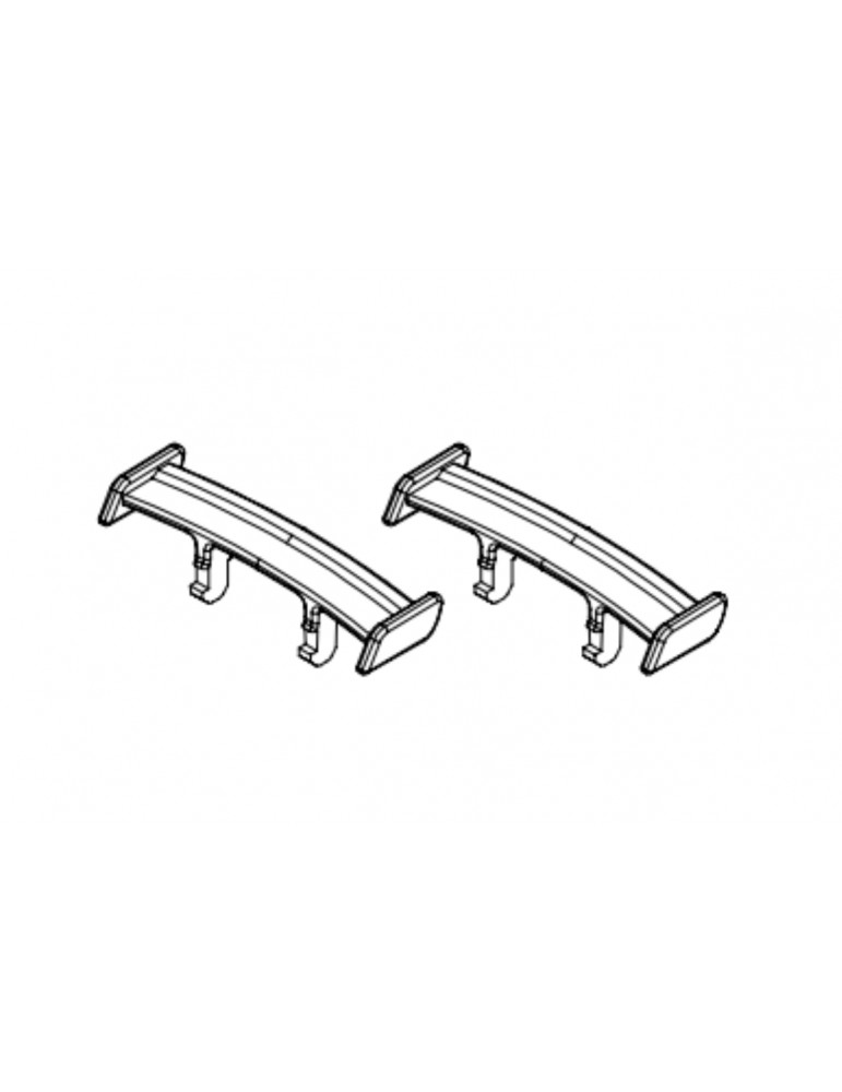 C75 Rear wing high 2pcs