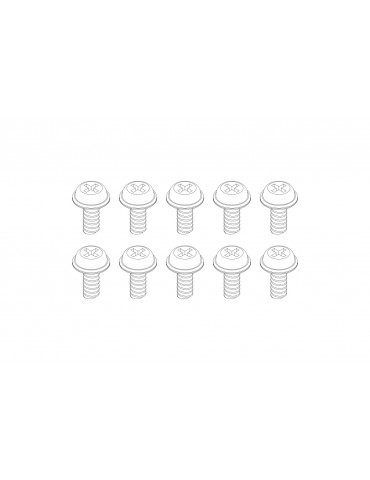 M1.7 x 3 mm screws 10PCS
