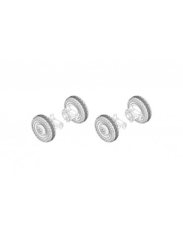 C50 Front wheel set 2PCS