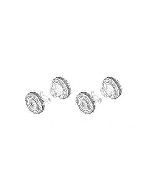 C50 Front wheel set 2PCS