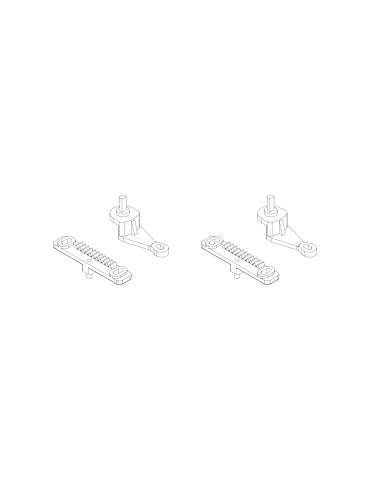 C50 Steering rack and arm 2 + 2 PCS