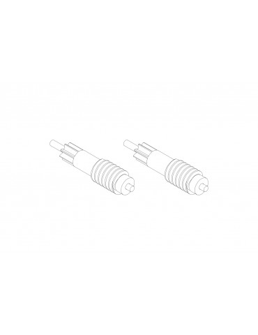 C50 Rear axle metal upgrade teeth 2PCS