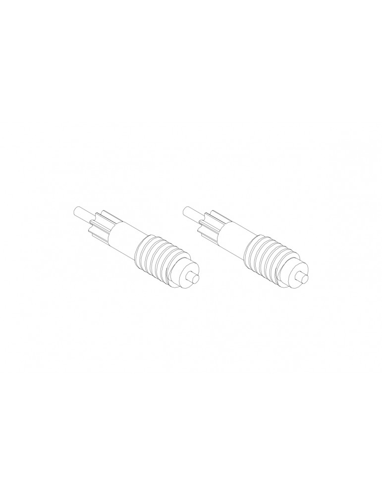 C50 Rear axle metal upgrade teeth 2PCS
