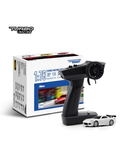 Turbo Racing 1/76 C71 Sports RC Car RTR (White)