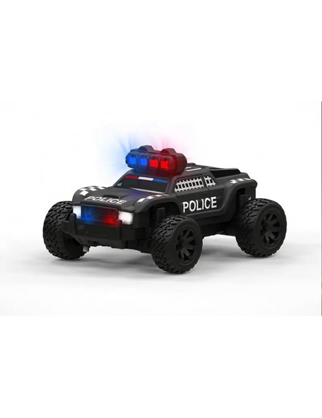 Turbo Racing 1/76 C82 Off-Road Police RC modelis 2WD juodas