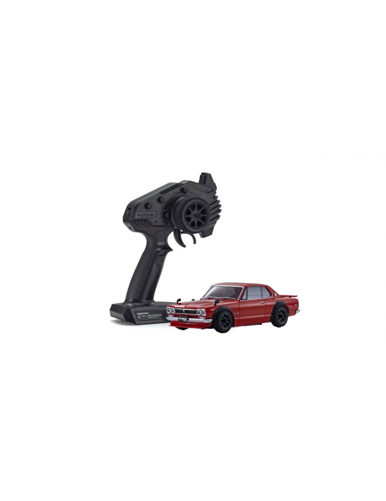 Kyosho Mini-Z AWD Skyline 2000GT-R KPGC10 Red 1/27 RC drift modelis