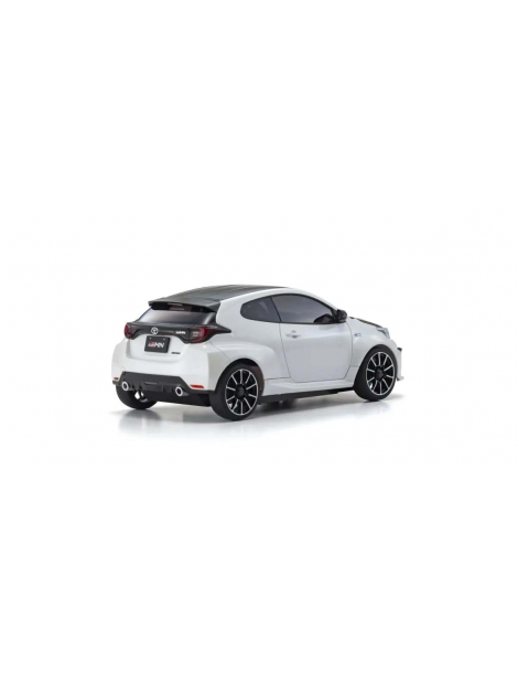 Kyosho Mini-Z AWD Toyota GRMN Yaris Rally Package White Pearl 1/27 RC drift modelis