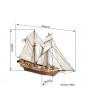 OCCRE Albatros Schoner Standmodellbausatz 1:100