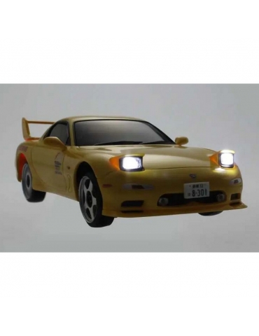 Kyosho First Mini-Z 1:28 Initial D Mazda RX-7 FD3S RC modelis geltonas