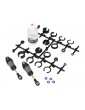 Traxxas Short Gray Ultra Shocks with Springs (2)