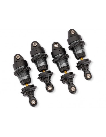 Traxxas Gray Aluminum Mini GTR Short Shocks & Springs (4)