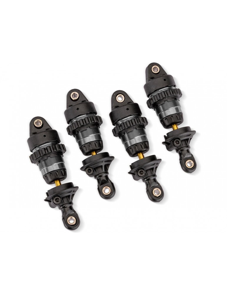Traxxas Gray Aluminum Mini GTR Short Shocks & Springs (4)