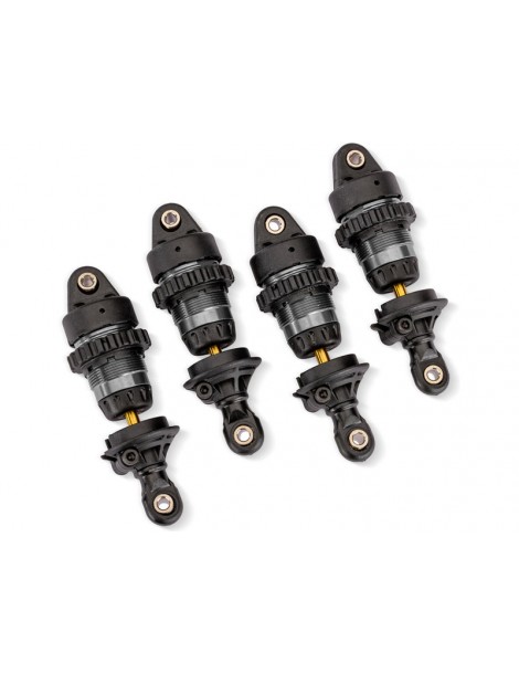 Traxxas Gray Aluminum Mini GTR Short Shocks & Springs (4)