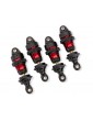 Traxxas Red Aluminum Mini GTR Short Shocks & Springs (4)