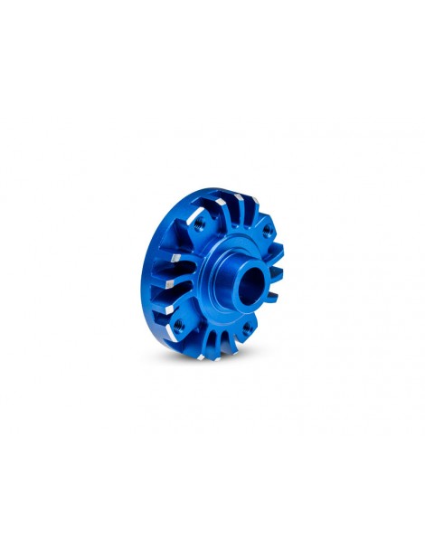 Traxxas Adapter plate, ring gear, aluminum (blue-anodized)