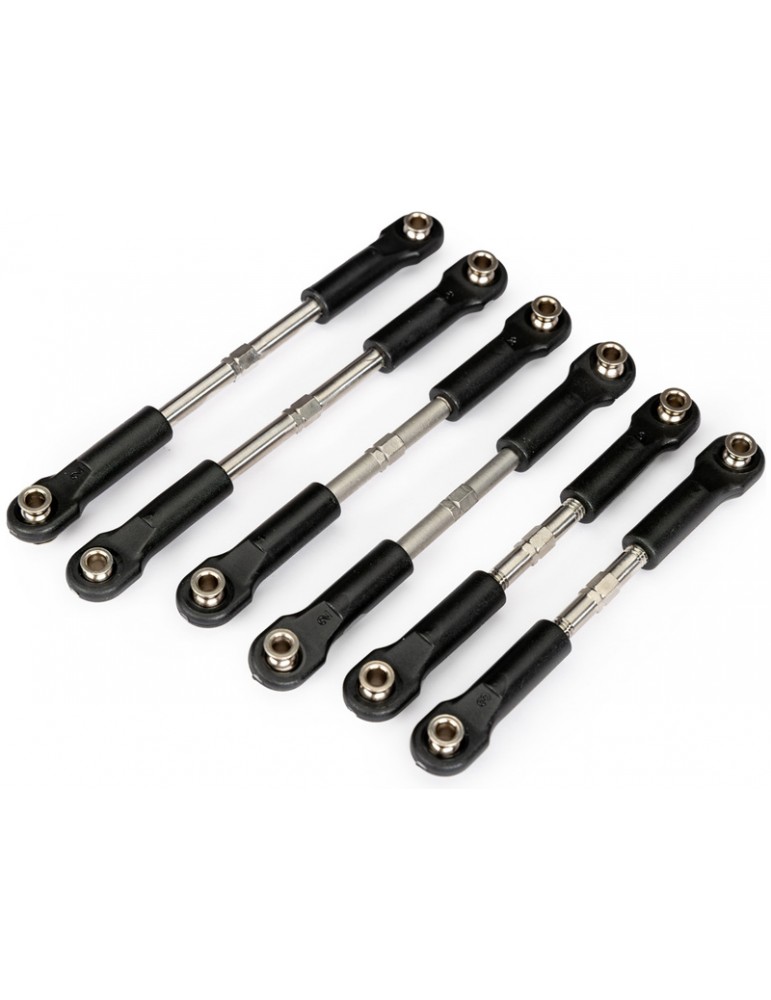 Traxxas titaninės vairo traukės turnbuckles rinkinys 4X4 RC modeliams