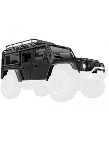 Traxxas TRX-4M Land Rover Defender RC modelio juodas kėbulas 9712-BLK