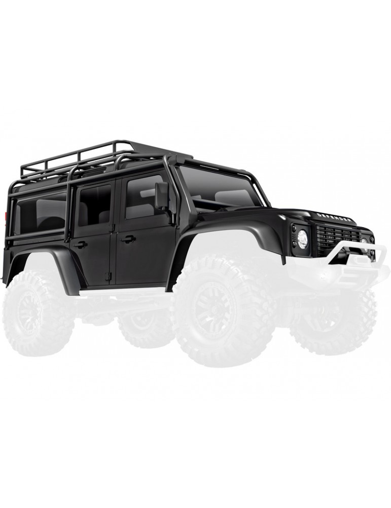 Traxxas TRX-4M Land Rover Defender RC modelio juodas kėbulas 9712-BLK