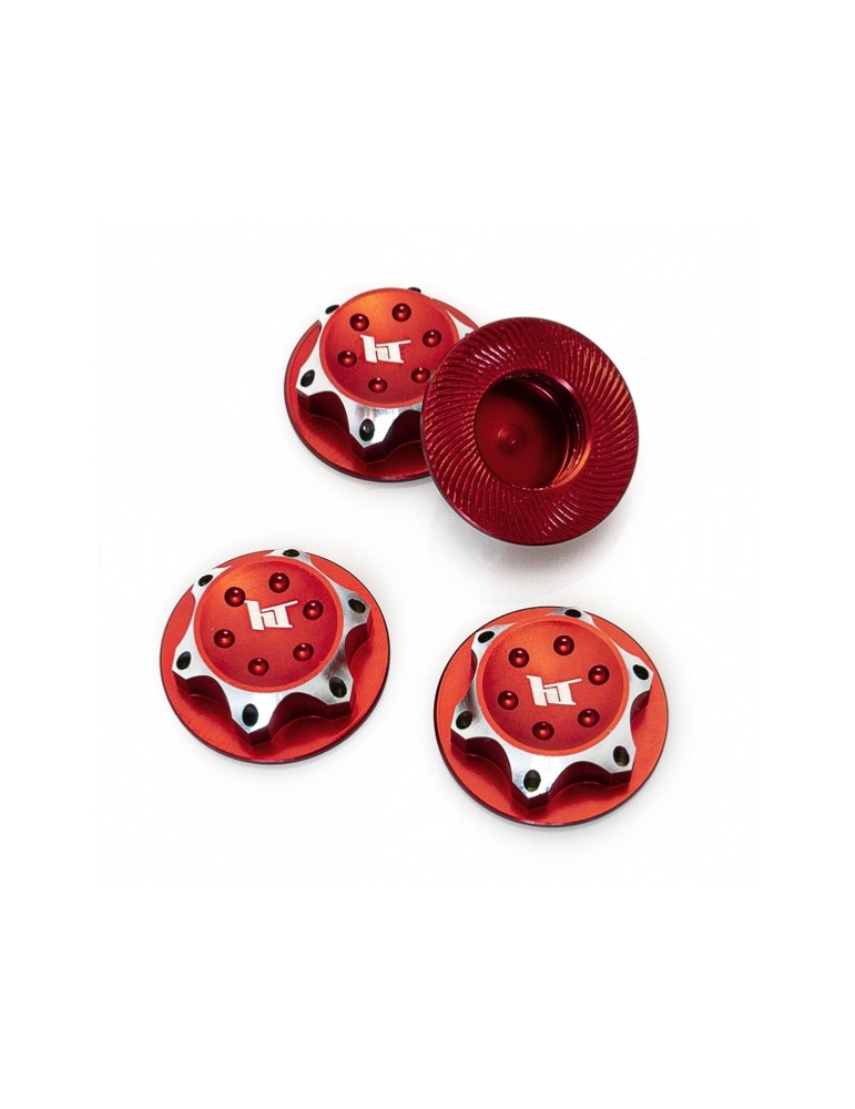 Red Lightweight Whell nut 1mm