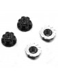 4mm Aluminium Wheel Flange Lock Nut 4pcs For RC Car Black
