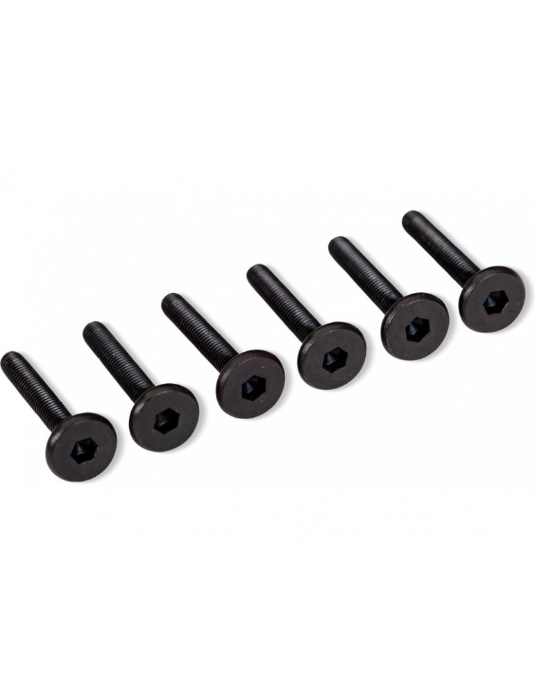 Traxxas Screws, M3x20mm flat-head machine (hex drive) (6)