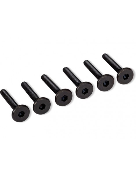 Traxxas Screws, M3x20mm flat-head machine (hex drive) (6)