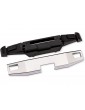 Traxxas Bumper, front, chrome/ support (fits Bigfoot 8 X-Truck)