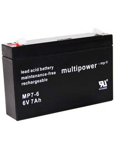 Multipower Pb 6V 7.0Ah sandarus akumuliatorius elektronikai