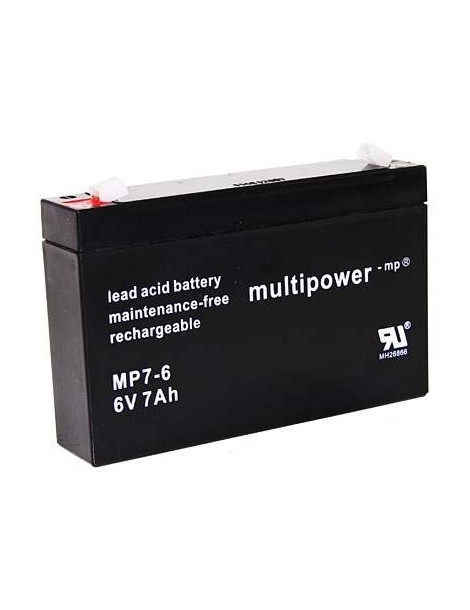 Multipower Pb 6V 7.0Ah sandarus akumuliatorius elektronikai
