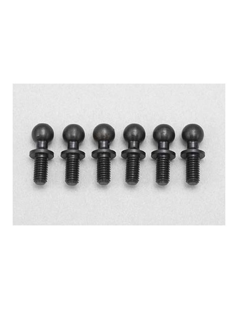 Yokomo BD8'18 Hex Socket 4.8mm Rod End Ball (M Size/13.0mm 6pcs)