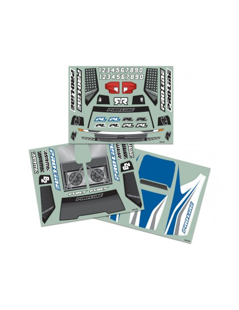 Pro-Line 1/10 Pre-Cut Sector Tough-Color Stone Gray Body: Fury