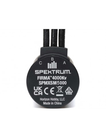 Spektrum Firma 3660-4000Kv 4-Pole Sensorless Brushless Motor: 5mm