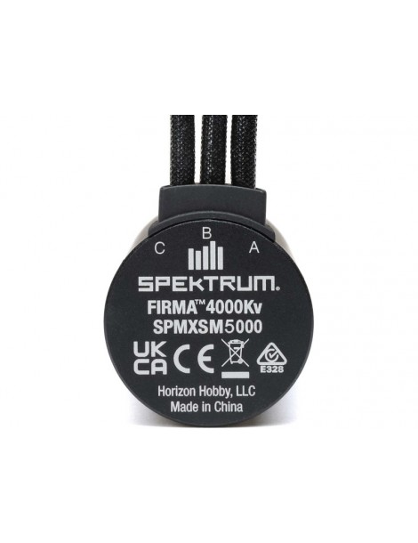 Spektrum Firma 3660-4000Kv 4-Pole Sensorless Brushless Motor: 5mm