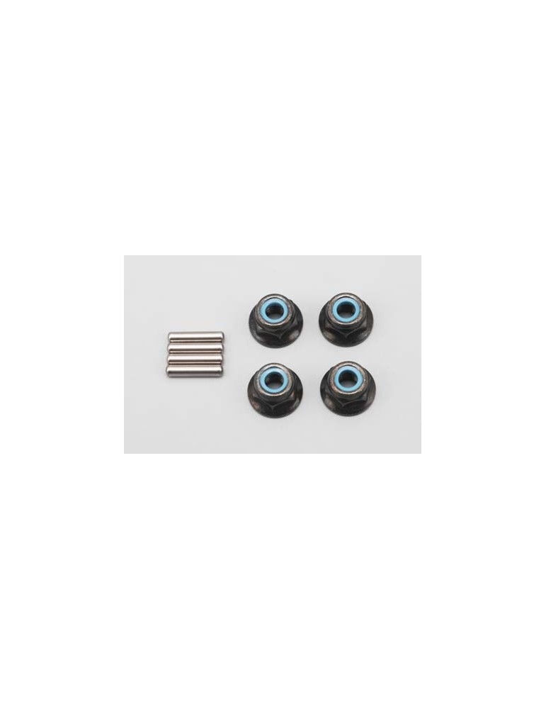 Yokomo Wheel Hub Pin & Nut (4pcs each)