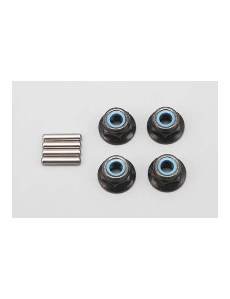 Yokomo Wheel Hub Pin & Nut (4pcs each)