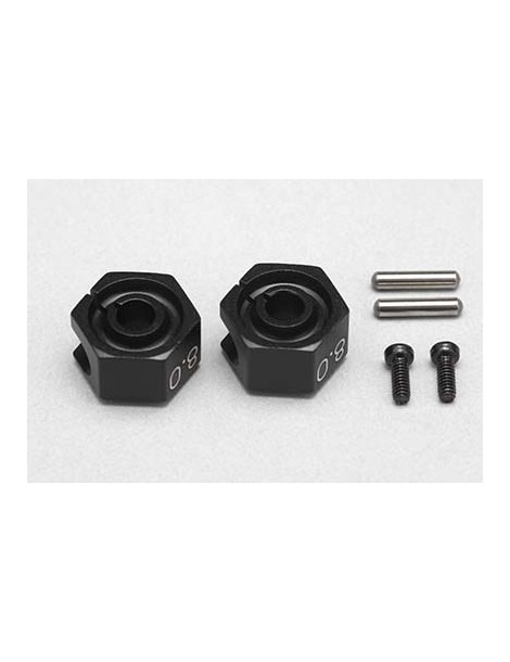 YD-2 Aluminum 8.0mm Cramp Wheel Hub (2pcs)