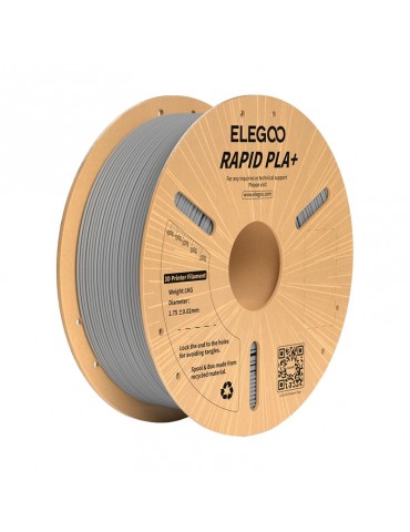 3D spausdinimo siūlas ELEGOO Rapid PLA+ pilka 1.75mm 1kg – CyborgShop