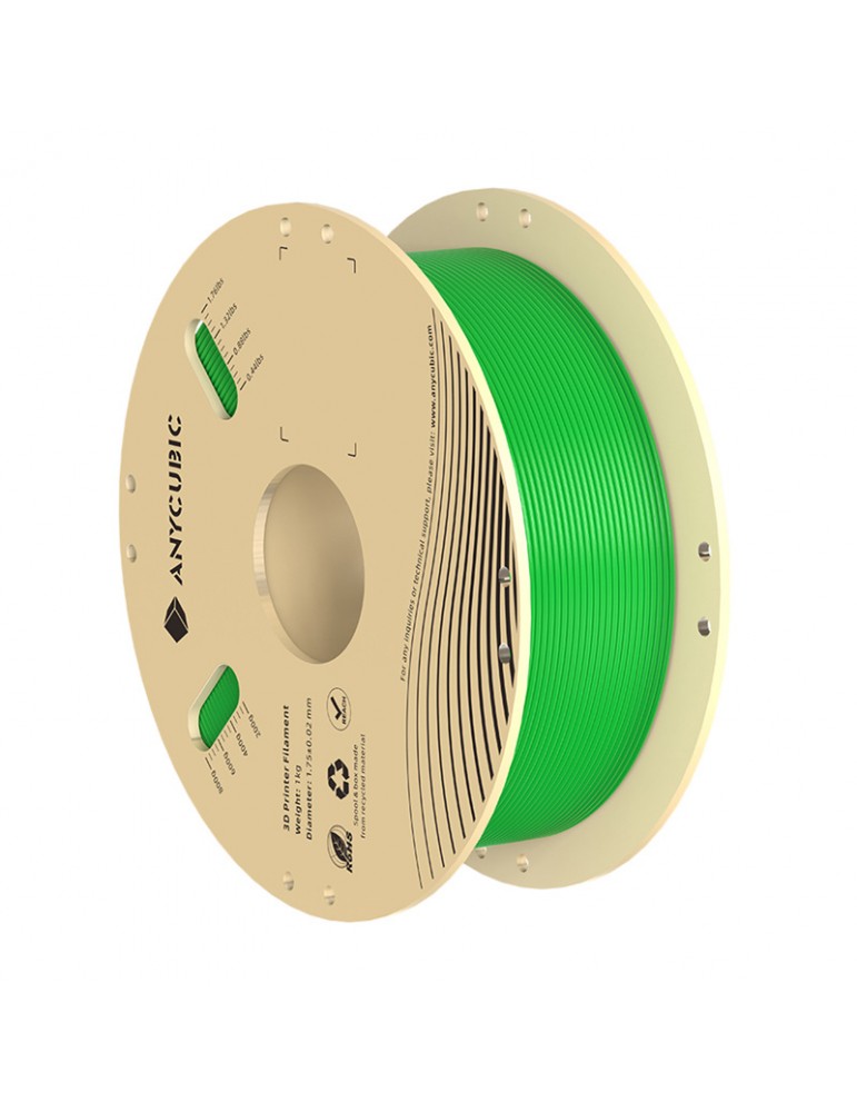 PLA siūlas Anycubic 1,75 mm žalias 1 kg – CyborgShop