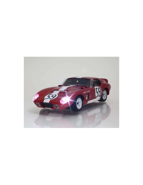 RC modelis Kyosho First Mini-Z Shelby Cobra Daytona 1:28 raudonas – CyborgShop