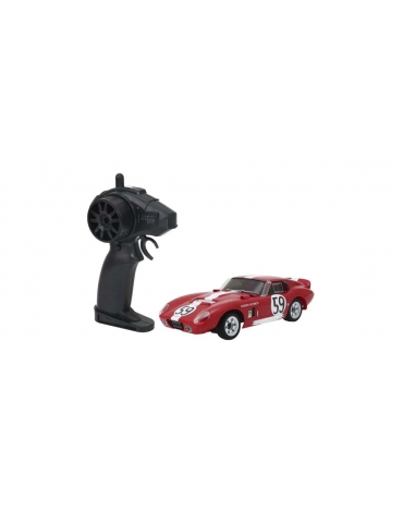 RC modelis Kyosho First Mini-Z Shelby Cobra Daytona 1:28 raudonas – CyborgShop