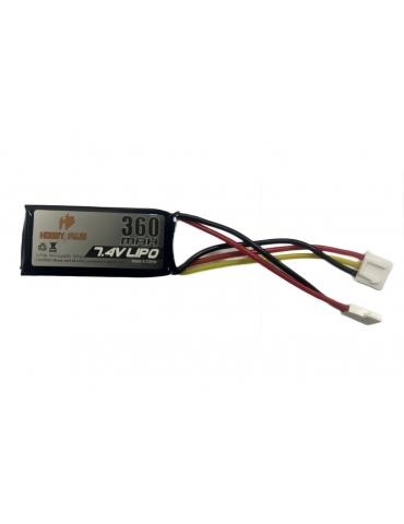 LiPo 2S 7.4V 360mAh akumuliatorius AB240174 – CyborgShop
