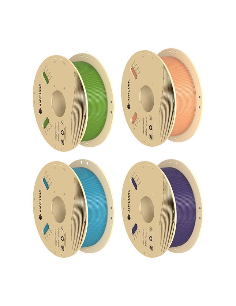 AnyCubic PLA Pantone 3D siūlų rinkinys 4 vnt. aukštos kokybės – CyborgShop