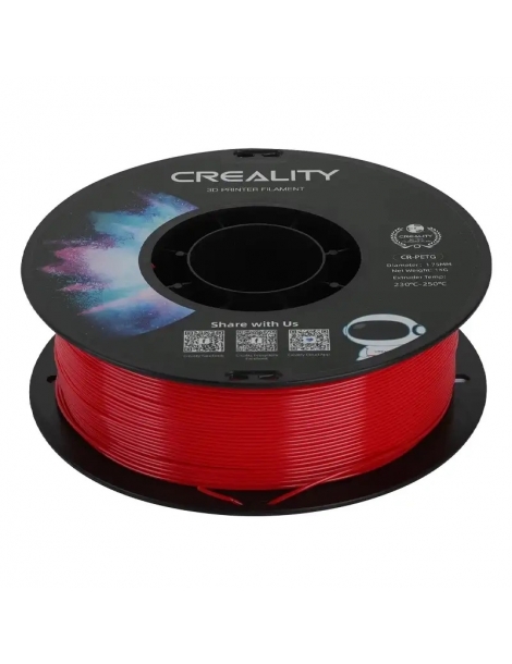 Creality CR-PETG 3D siūlas 1.75 mm raudonas blizgus ritinys – CyborgShop