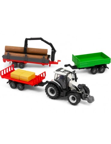 Bburago Valtra N174 modeliukas su priedais dovanų rinkinys – CyborgShop