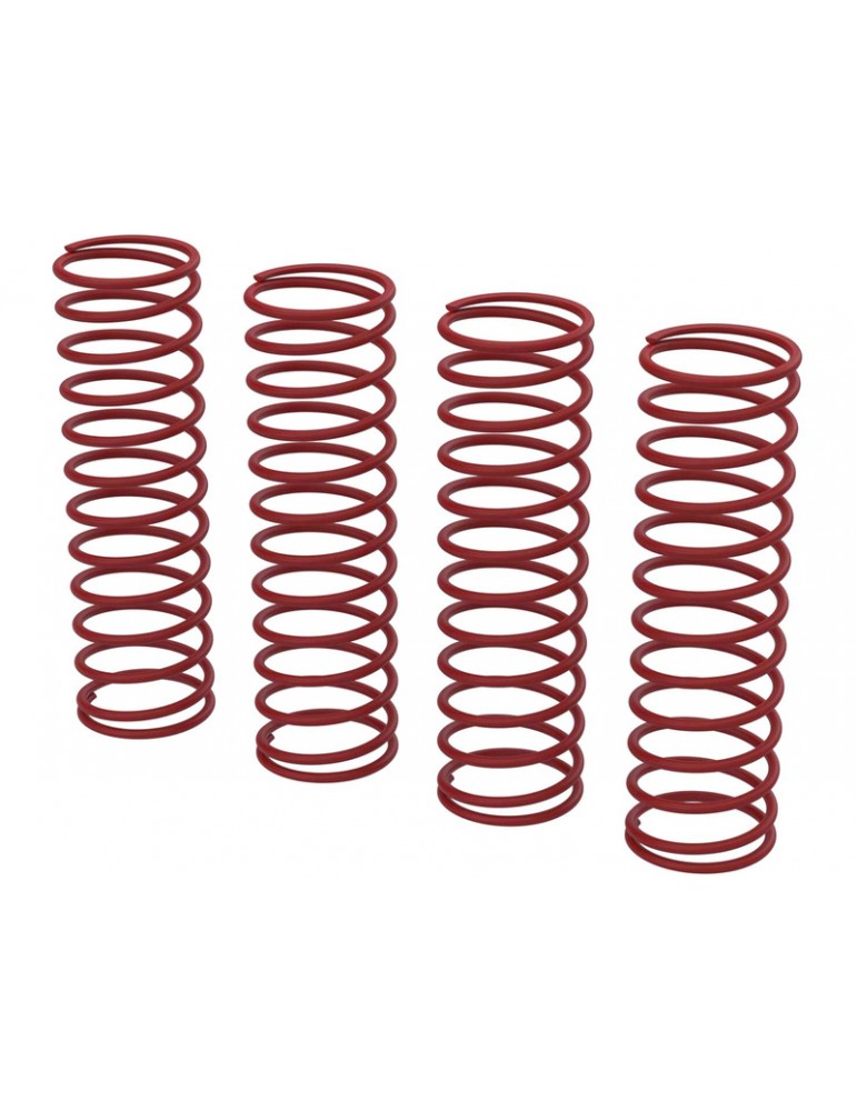 Arrma Shock Spring Set E - Red - 0.55N/mm (4pcs) - GROM