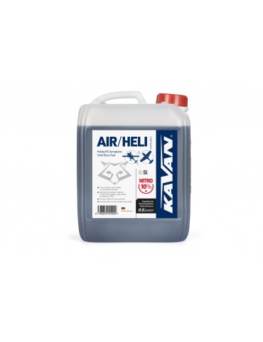 AIR/HELI 10% Nitro 5L kuras RC lėktuvams ir sraigtasparniams – CyborgShop