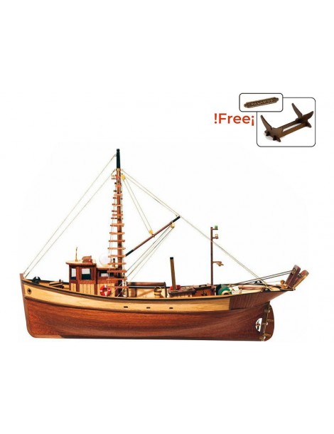 OCCRE Palamos Fischkutter Standmodellbausatz 1:45