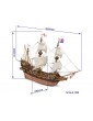 OCCRE HMS Golden Hind Standmodellbausatz 1:85